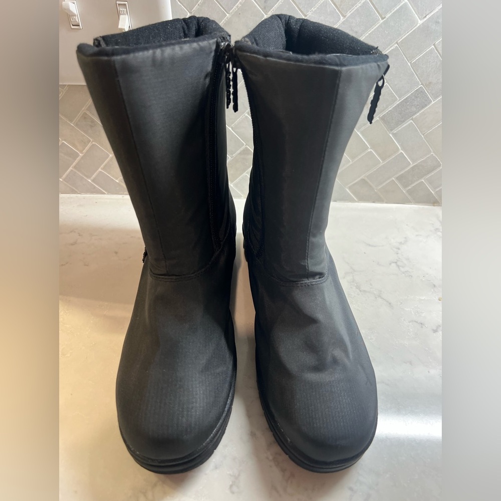 Totes Rosie Snow Boots Black Waterproof Material, Women's 8M